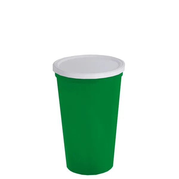Reusable and recyclable polypropylene 20 oz. stadium cup.... from ASI 40480 Koozie Group
