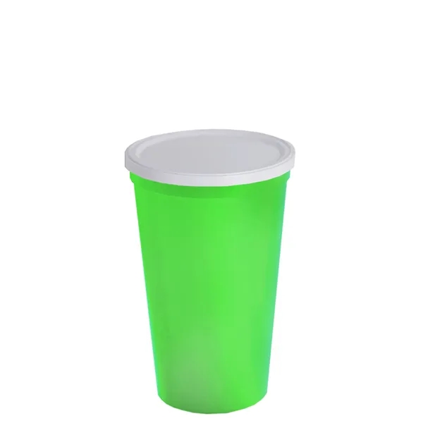 Reusable and recyclable polypropylene 20 oz. stadium cup.... from ASI 40480 Koozie Group