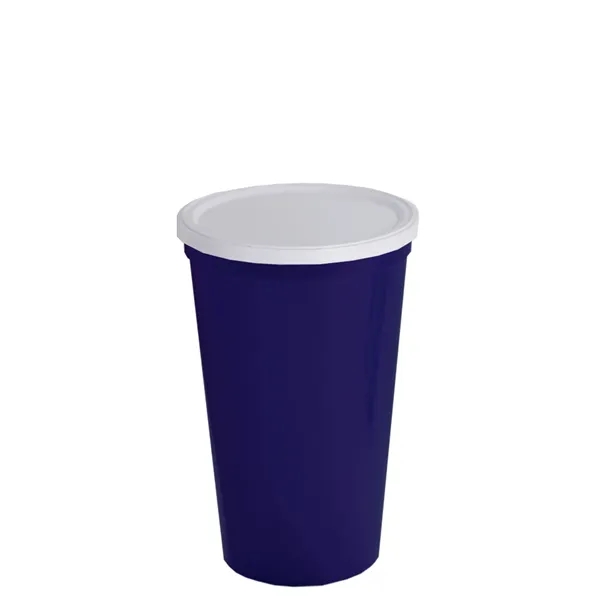 Reusable and recyclable polypropylene 20 oz. stadium cup.... from ASI 40480 Koozie Group