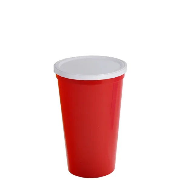 Reusable and recyclable polypropylene 20 oz. stadium cup.... from ASI 40480 Koozie Group