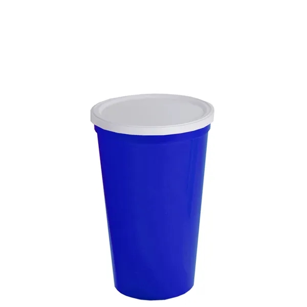 Reusable and recyclable polypropylene 20 oz. stadium cup.... from ASI 40480 Koozie Group