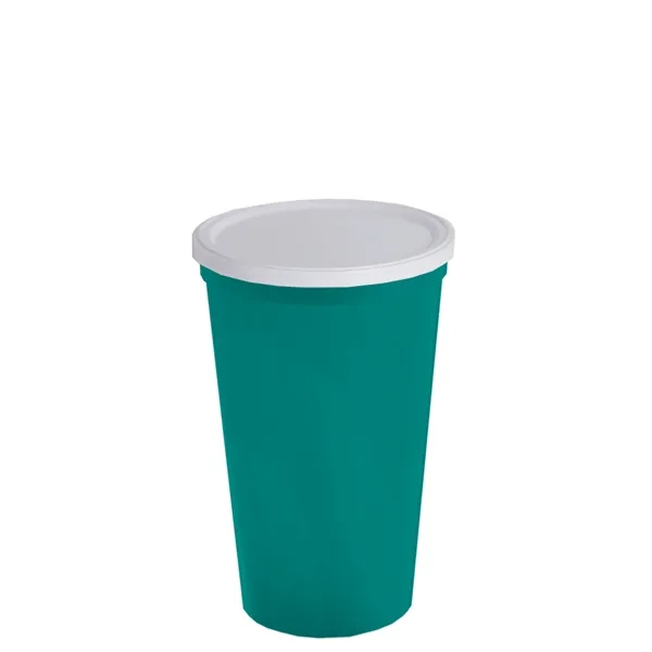 Reusable and recyclable polypropylene 20 oz. stadium cup.... from ASI 40480 Koozie Group