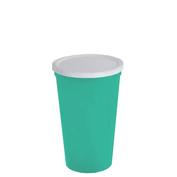 Reusable and recyclable polypropylene 20 oz. stadium cup.... from ASI 40480 Koozie Group