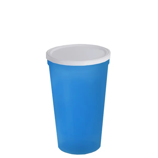 20 oz. transluscent smooth-sided stadium cup.... from ASI 40480 Koozie Group