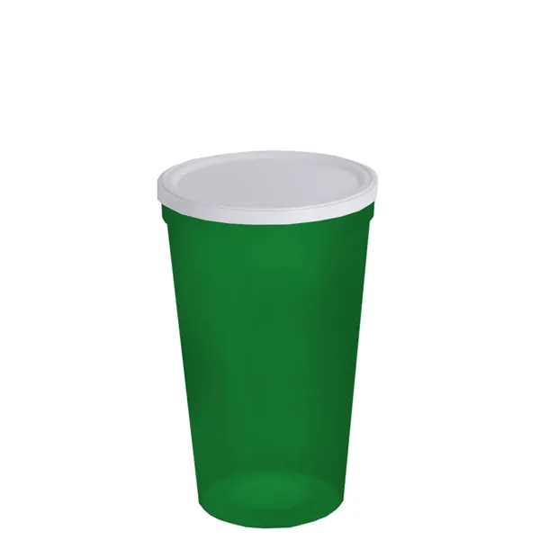 20 oz. transluscent smooth-sided stadium cup.... from ASI 40480 Koozie Group
