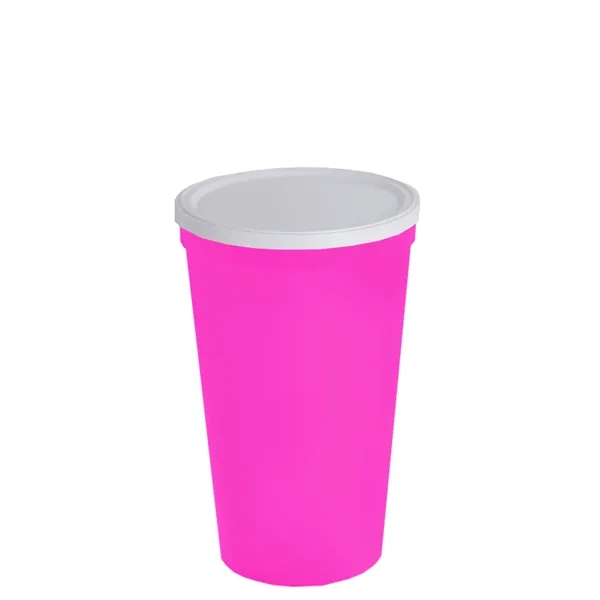 20 oz. transluscent smooth-sided stadium cup.... from ASI 40480 Koozie Group