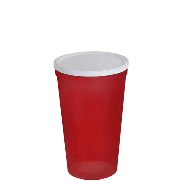 20 oz. transluscent smooth-sided stadium cup.... from ASI 40480 Koozie Group