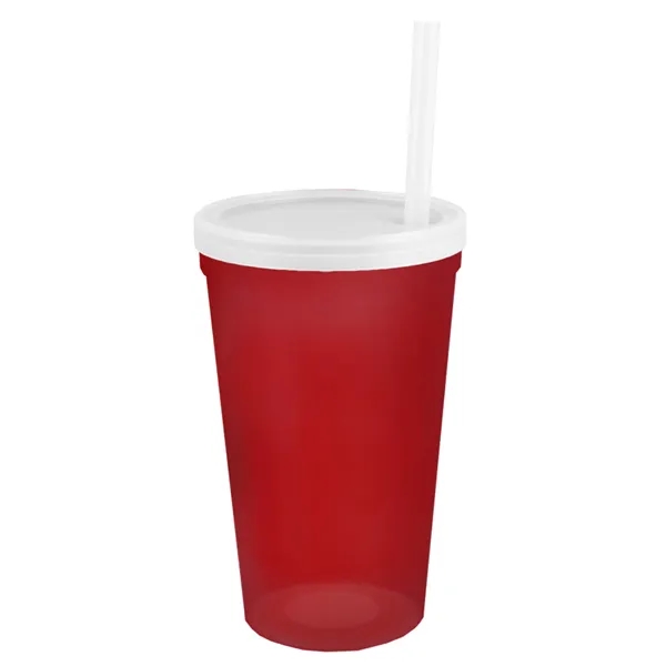 20 oz. transluscent smooth-sided stadium cup.... from ASI 40480 Koozie Group
