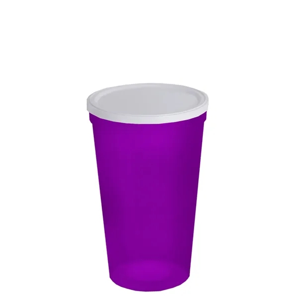 20 oz. transluscent smooth-sided stadium cup.... from ASI 40480 Koozie Group