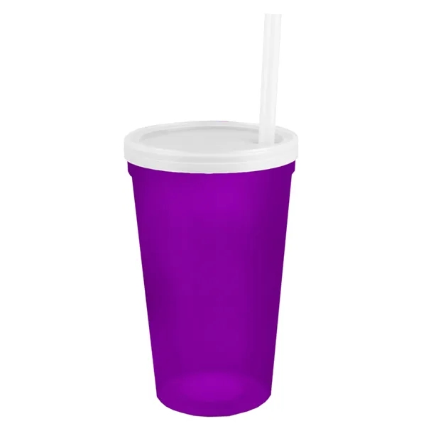 20 oz. transluscent smooth-sided stadium cup.... from ASI 40480 Koozie Group
