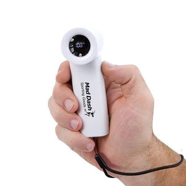 Recycled 5-Speed Rechargeable Handheld Fan... from ASI 40480 Koozie Group
