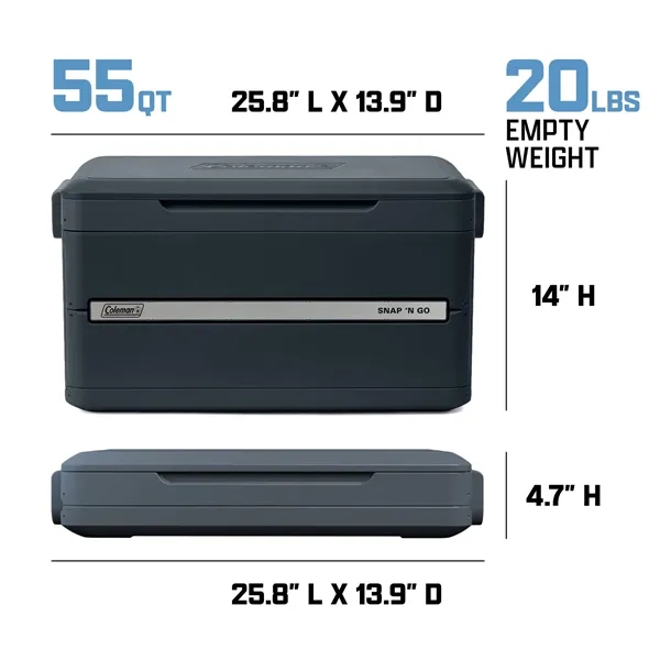 Coleman® Snap-N-Go™ 55-Quart Collapsible Hard-Sided Cooler... from ASI 40480 Koozie Group