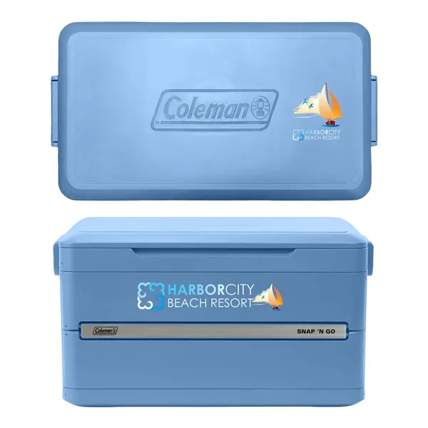 Coleman® Snap-N-Go™ 55-Quart Collapsible Hard-Sided Cooler... from ASI 40480 Koozie Group