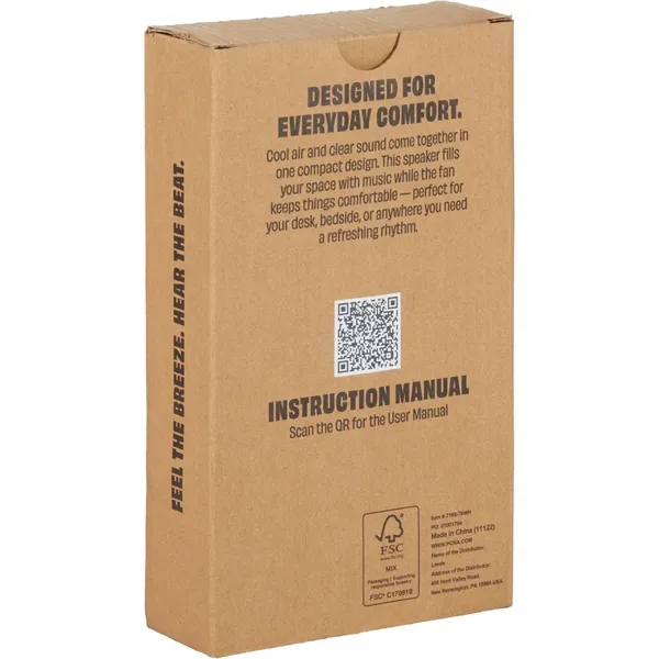 Audio Breeze Desktop Fan with Bluetooth Speaker... from ASI 66887 PCNA / Leeds