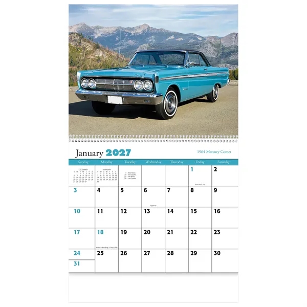 13 month real muscle cars calendars.... from ASI 61966 HPG / Beacon Promotions HPG Gold