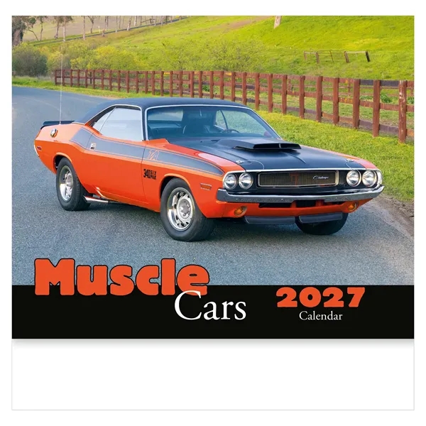 13 month real muscle cars calendar.... from ASI 61966 HPG / Beacon Promotions HPG Gold