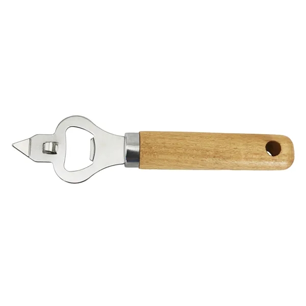 Bottle/Can Opener, Bamboo Handle... from ASI 55450 Franmara Inc