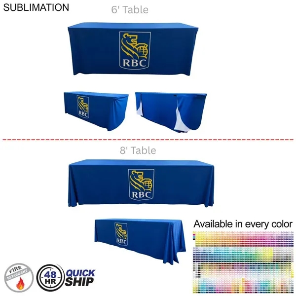 48Hr Quick Ship - Sublimated premium convertible table cloth, converts from... from ASI 53509 FIEL-Fairdeal Import & Export