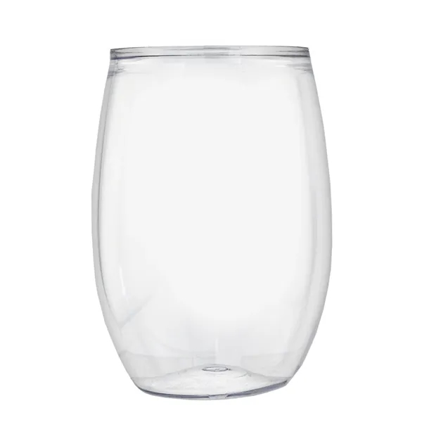 16 oz. stemless lidded wine tumbler made of BPA free plastic... from ASI 55450 Franmara Inc