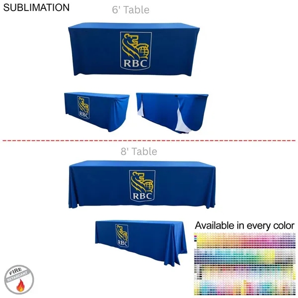 48Hr Quick Ship - Sublimated premium convertible table cloth, converts from... from ASI 53509 FIEL-Fairdeal Import & Export