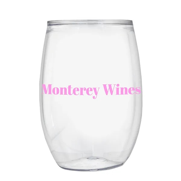 16 oz. stemless lidded wine tumbler made of BPA free plastic... from ASI 55450 Franmara Inc