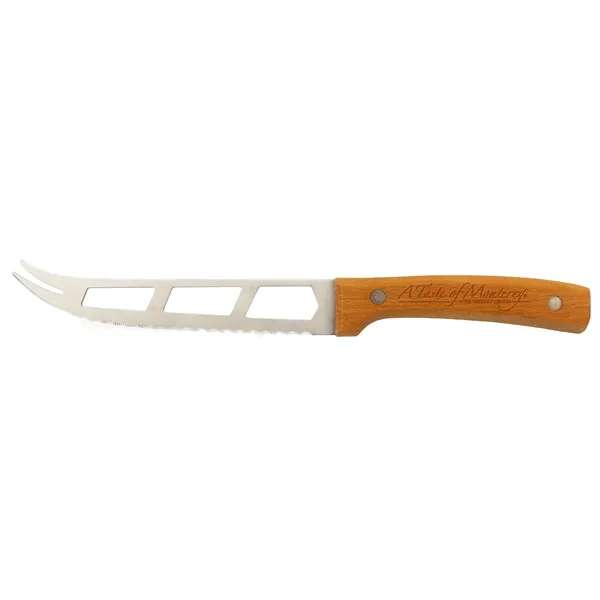 Open Cheese Serrated Knife, Hardwood Handle... from ASI 55450 Franmara Inc