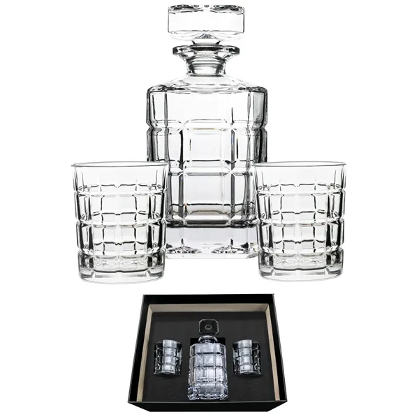 Block Spirit Decanter Set, 3-piece Set... from ASI 55450 Franmara Inc