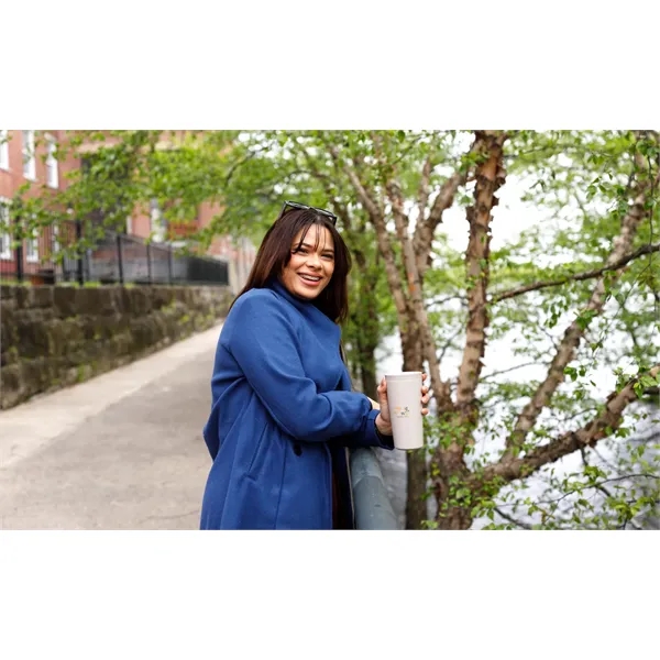 17 oz. stainless steel tumbler; with double-wall vacuum insulation, sweat-proof matte... from ASI 56070 Gemline / Gemline®