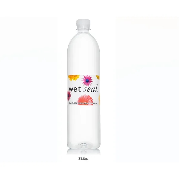 Custom Label Bottled Water including Full Wrap 4 Color Waterproof ... from ASI 44555 Chameleon Beverage Co Inc