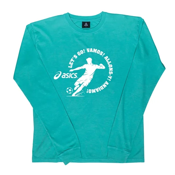 Soccer ACE Vintage Wash Long Sleeve Tee... from ASI 44900 NC Custom (CI/Lanco) / Lanco ACE USA