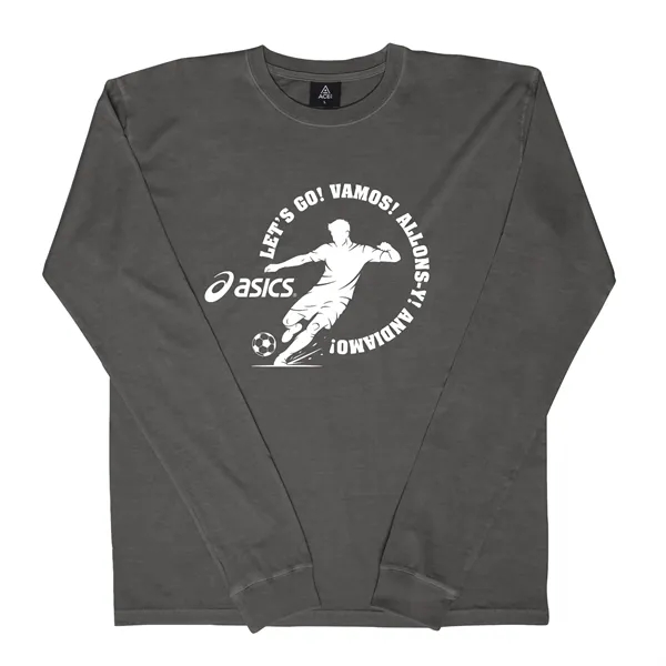 Soccer ACE Vintage Wash Long Sleeve Tee... from ASI 44900 NC Custom (CI/Lanco) / Lanco ACE USA