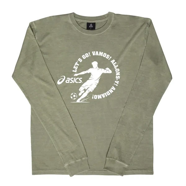 Soccer ACE Vintage Wash Long Sleeve Tee... from ASI 44900 NC Custom (CI/Lanco) / Lanco ACE USA