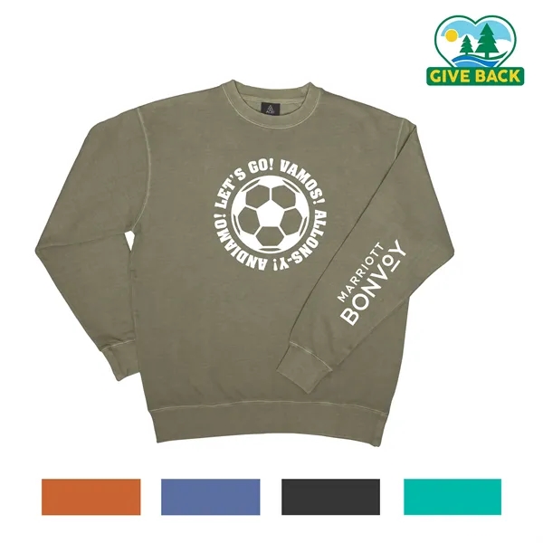 Soccer - ACE Vintage Wash Crew Fleece... from ASI 44900 NC Custom (CI/Lanco) / Lanco ACE USA