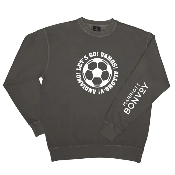 Soccer - ACE Vintage Wash Crew Fleece... from ASI 44900 NC Custom (CI/Lanco) / Lanco ACE USA