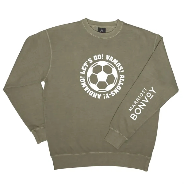 Soccer - ACE Vintage Wash Crew Fleece... from ASI 44900 NC Custom (CI/Lanco) / Lanco ACE USA