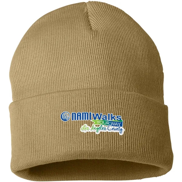 Sportsman - 12" Solid Knit Beanie... from ASI 30208 A P Specialties / AP Specialties