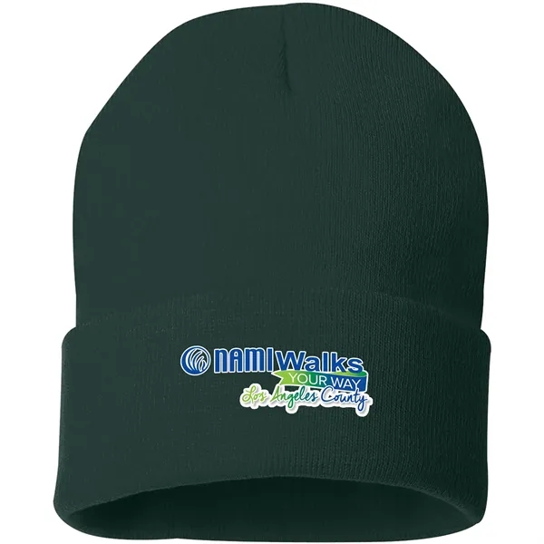 Sportsman - 12" Solid Knit Beanie... from ASI 30208 A P Specialties / AP Specialties