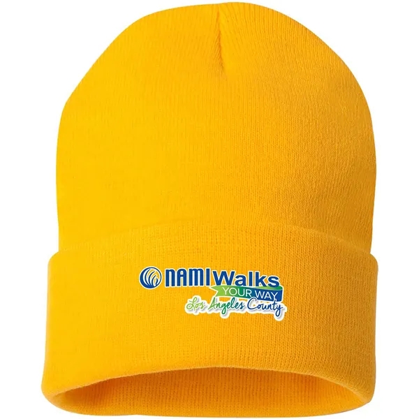 Sportsman - 12" Solid Knit Beanie... from ASI 30208 A P Specialties / AP Specialties