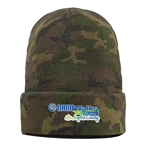 Sportsman - 12" Solid Knit Beanie... from ASI 30208 A P Specialties / AP Specialties