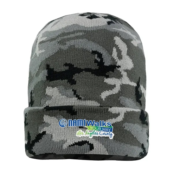 Sportsman - 12" Solid Knit Beanie... from ASI 30208 A P Specialties / AP Specialties