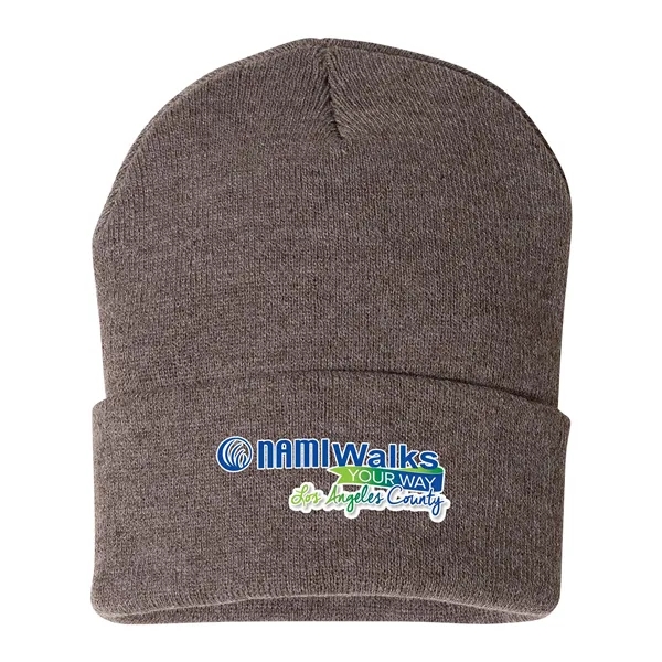 Sportsman - 12" Solid Knit Beanie... from ASI 30208 A P Specialties / AP Specialties