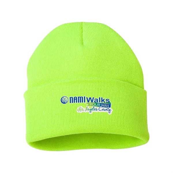 Sportsman - 12" Solid Knit Beanie... from ASI 30208 A P Specialties / AP Specialties