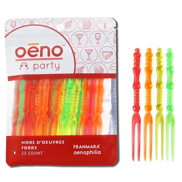 Hors d'Oeuvre Forks, 25 Count. Blank.... from ASI 55450 Franmara Inc