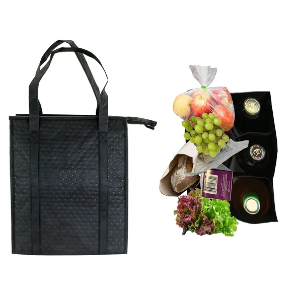 Thermal Combo Grocery/6 Bottle Tote with Zipper Top... from ASI 55450 Franmara Inc