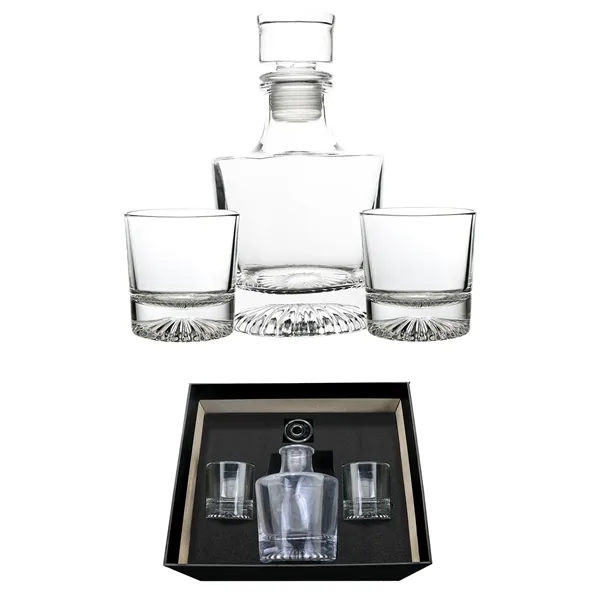 Round Spirit Decanter Set, 3-piece Set... from ASI 55450 Franmara Inc