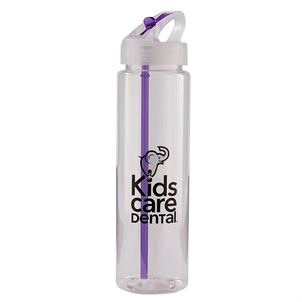 32 oz. plastic tumbler with lid and built-in straw.... from ASI 68507 The Magnet Group / Perfect Line