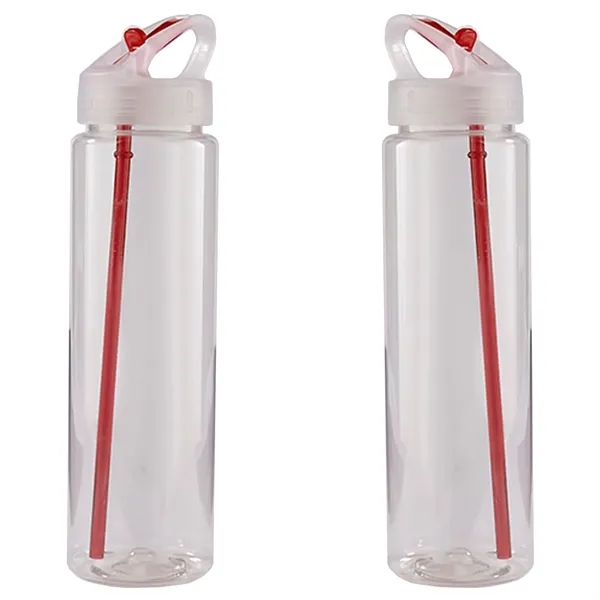 32 oz. plastic tumbler with lid and built-in straw.... from ASI 68507 The Magnet Group / Perfect Line