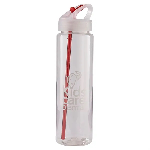 32 oz. plastic tumbler with lid and built-in straw.... from ASI 68507 The Magnet Group / Perfect Line
