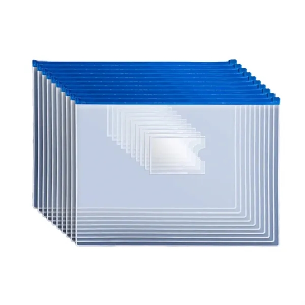 A3 PVC clear document bag with card pocket plus 1c1p color... from ASI 37218 Athena Promo (tm)