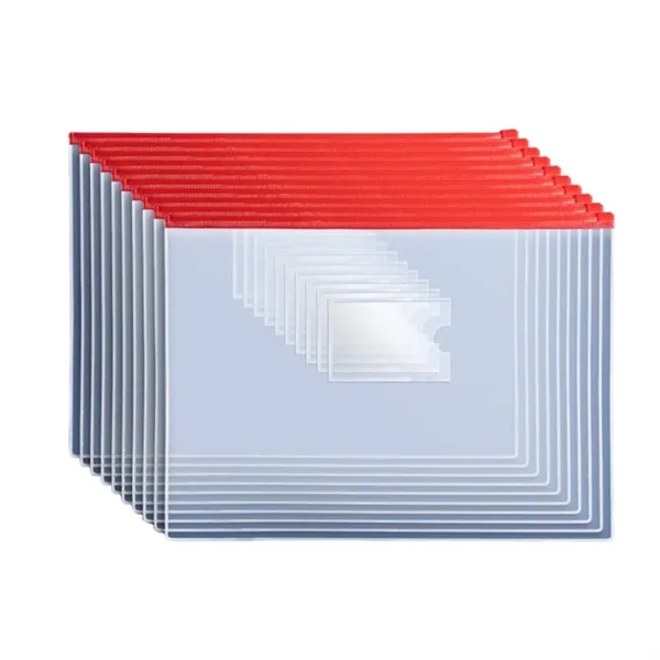 A3 PVC clear document bag with card pocket plus 1c1p color... from ASI 37218 Athena Promo (tm)